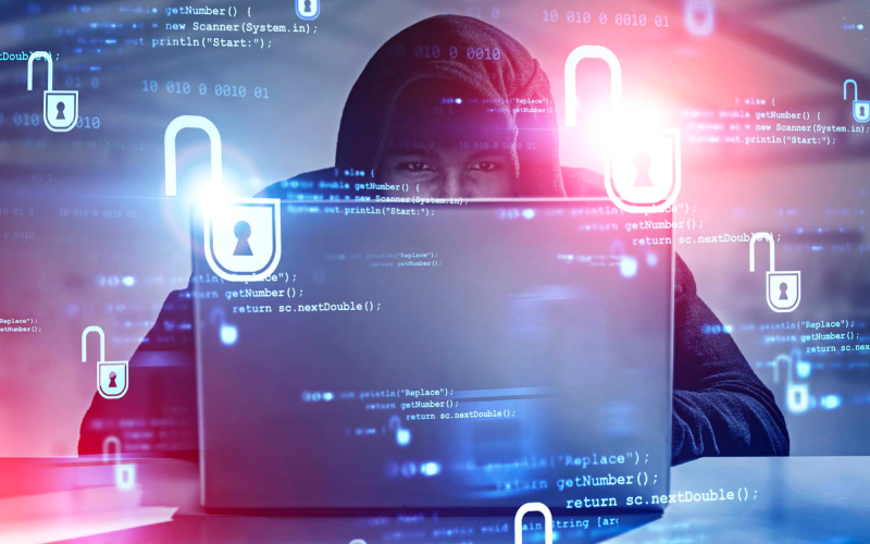Wi-Fi Hacking Illustration